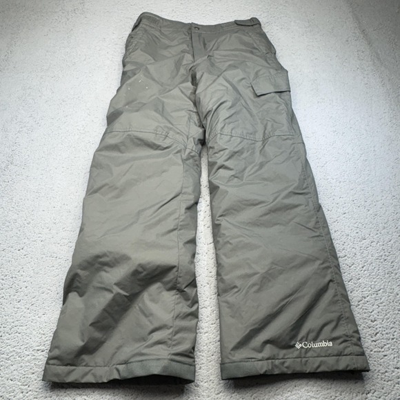 Columbia Pants Youth Large 14/16 Gray Insulated Snow Ski Winter Adjustable Waist - Picture 1 of 16